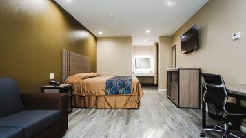 Pillowtop beds, individually decorated, individually furnished, desk