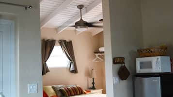 1 slaapkamer, een strijkplank/strijkijzer, wifi, beddengoed