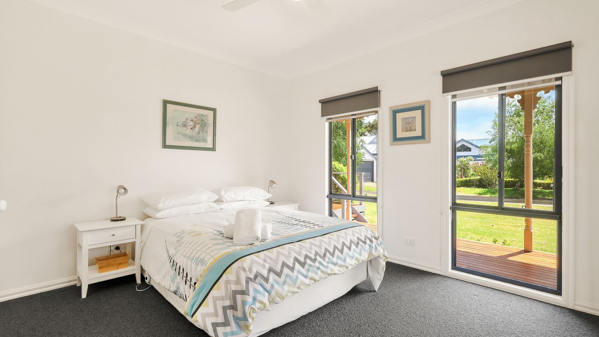 4 bedrooms, iron/ironing board, travel cot, Internet