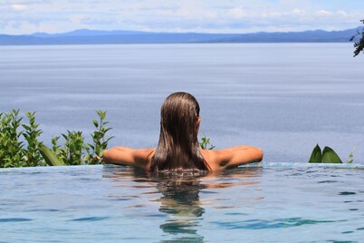 Beachfront Villa - Private Infinity Pool, Spectacular Views, with Starlink.