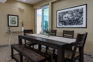 Dining - Breathtaking relaxing!! Easy Walk to the Beach,Very Private Pool Setting (PUNTA SANTIAGO)