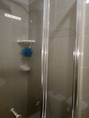 SĂšche-cheveux, serviettes fournies, savon, shampoing