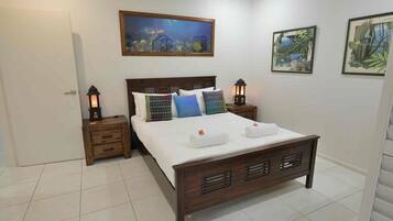 2 bedrooms, in-room safe, iron/ironing board, WiFi