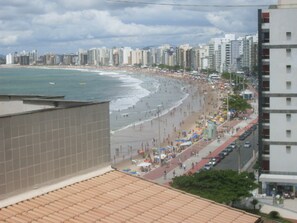 En la playa