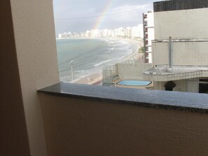 Property grounds - Excellent Apartment on Av.Beira Mar!  Close to everything in front of the beach!! (Guarapari)