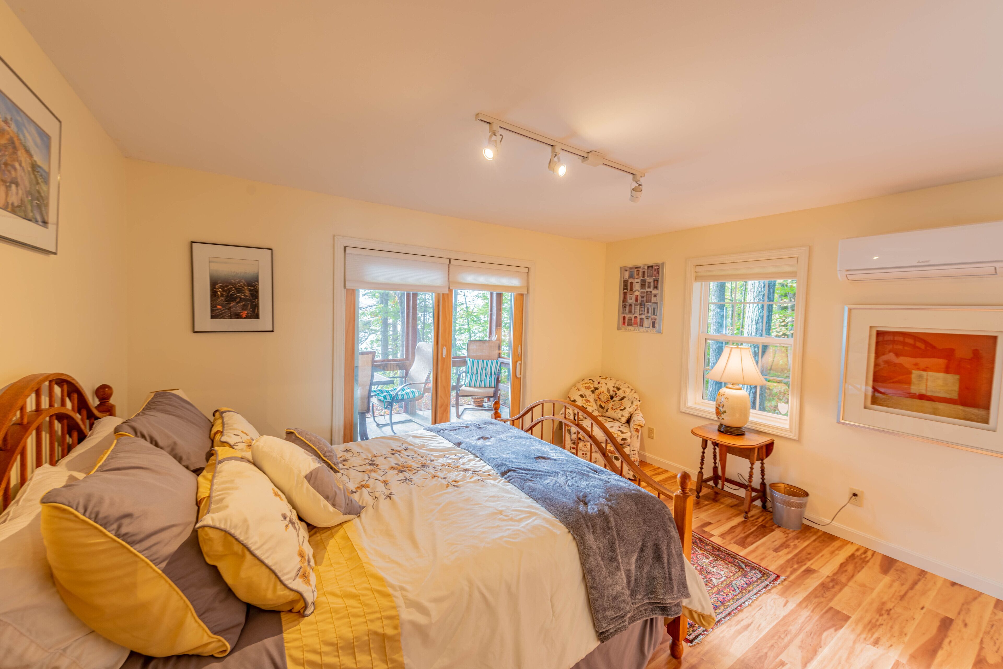 Enjoy quiet fall and winter fun on beautiful Hancock Pond!