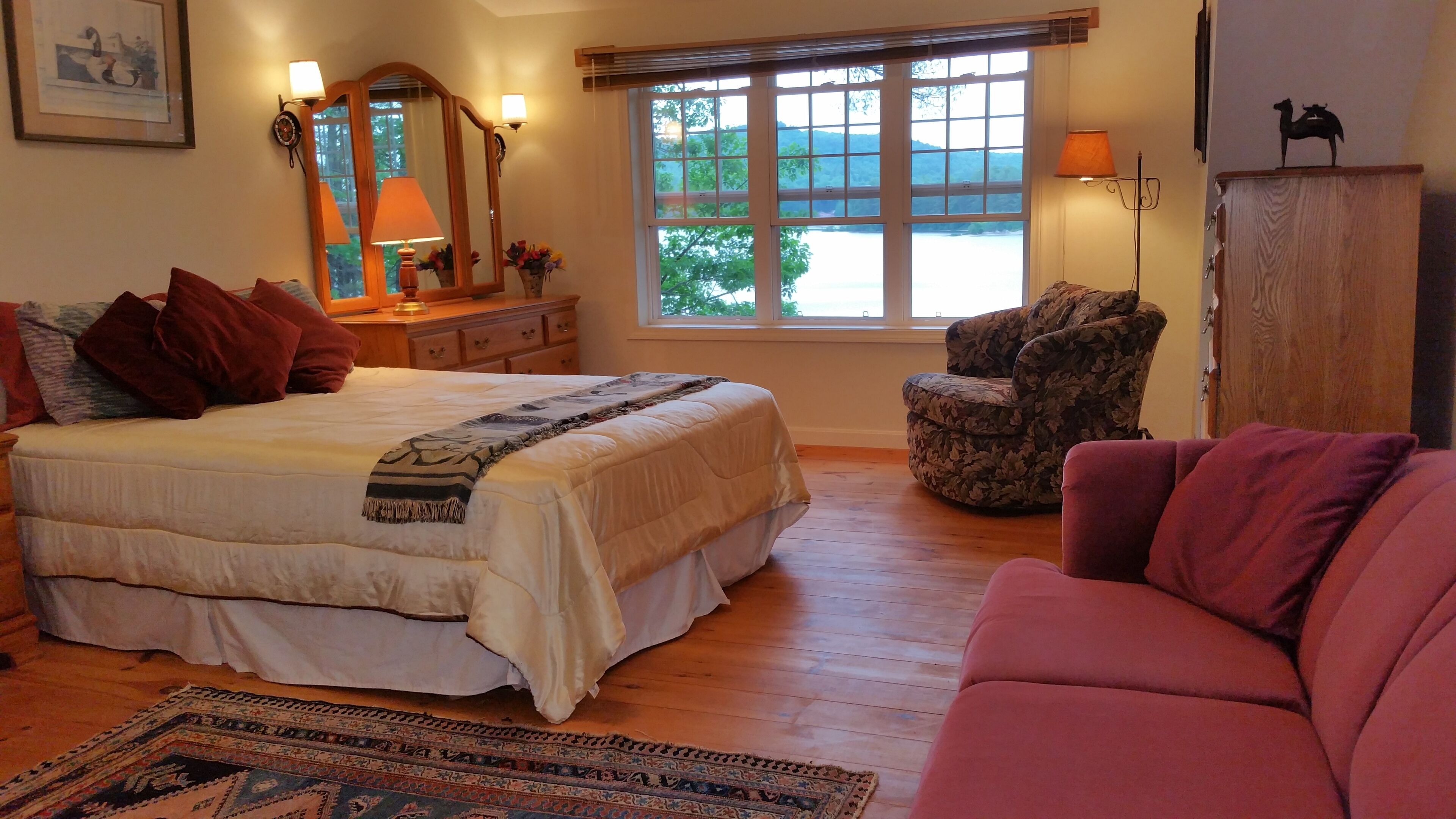 Enjoy quiet fall and winter fun on beautiful Hancock Pond!