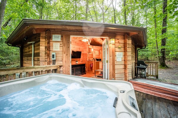 Bain à remous extérieur