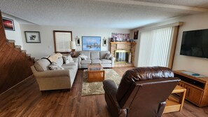 Smart TV, video games, DVD player, video library