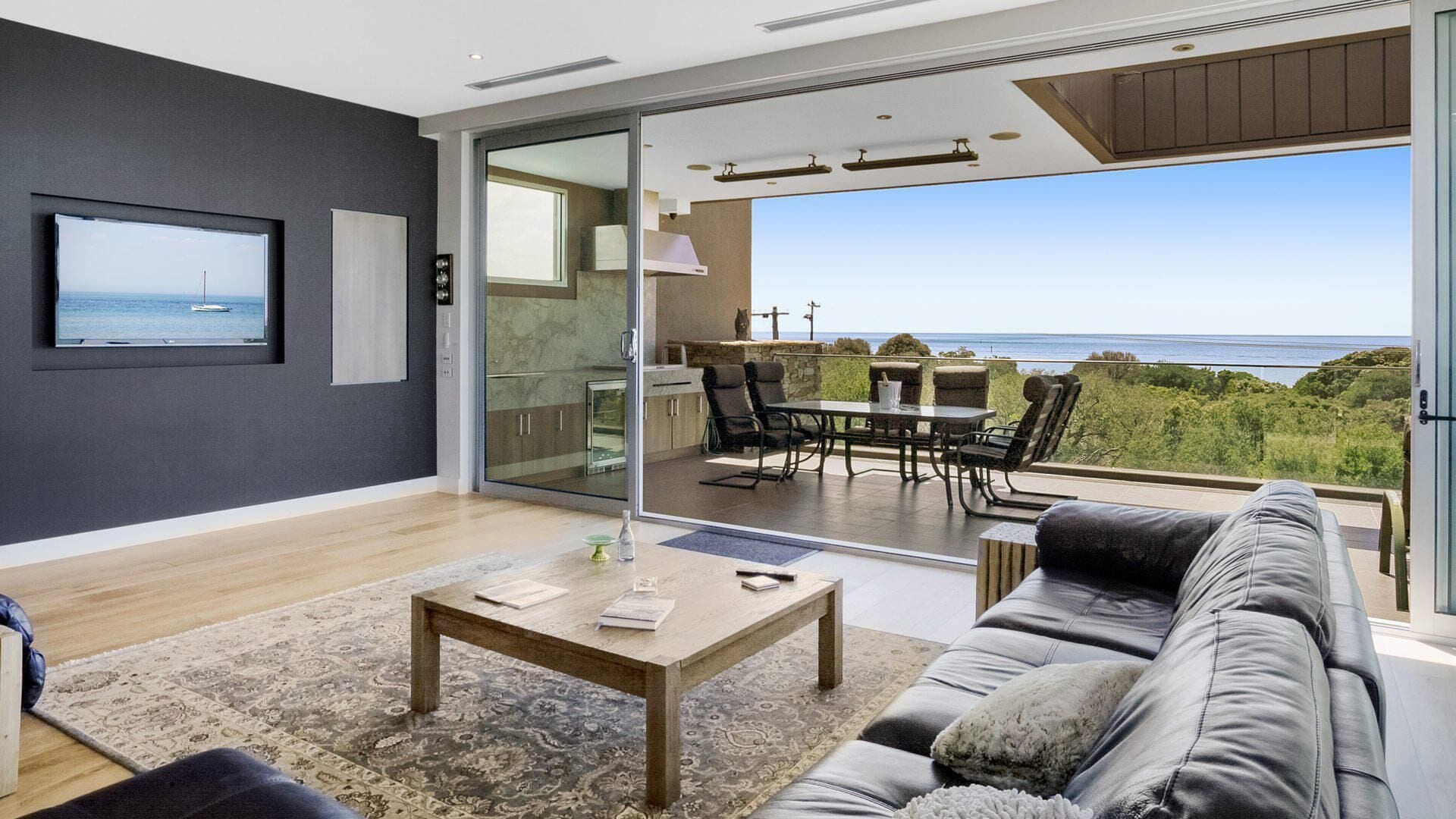 TV, fireplace, stereo