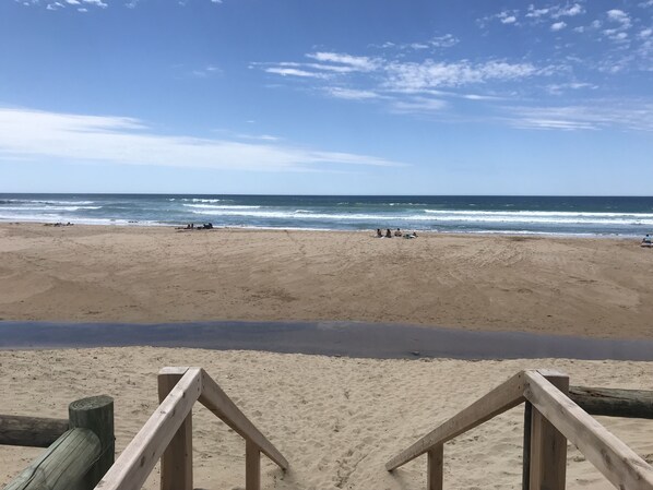 On the beach