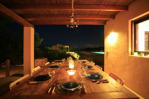 Luxury House in Fomentera with sunset pool