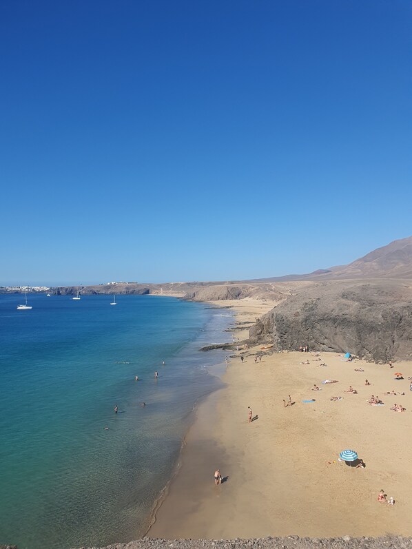 Beach nearby, beach towels