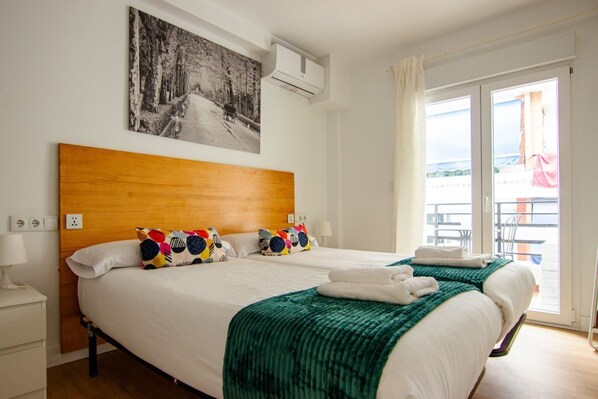 4 habitaciones, wifi y ropa de cama 