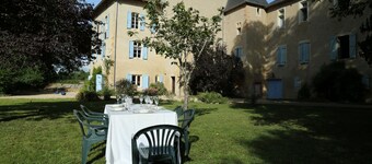 12th Century Chateau midst 20 acres bordered by river, with private pool