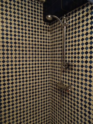 Shower, soap, toilet paper