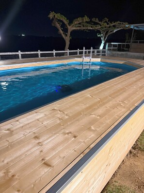 Udendørs pool, opvarmet pool