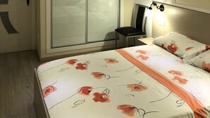 2 間睡房、熨斗/熨衫板、免費 Wi-Fi、床單