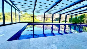 Indoor pool, outdoor pool