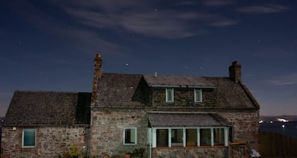 Uninterrupted sea views across the Moray Firth home to dolphins