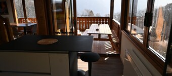 Chalet Meilly - Frente al techo de Europa, cerca de las pistas y senderos.