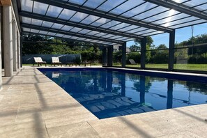 Indoor pool, outdoor pool