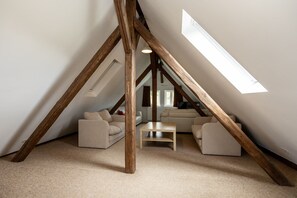 Smart TV, video games, DVD player, table football