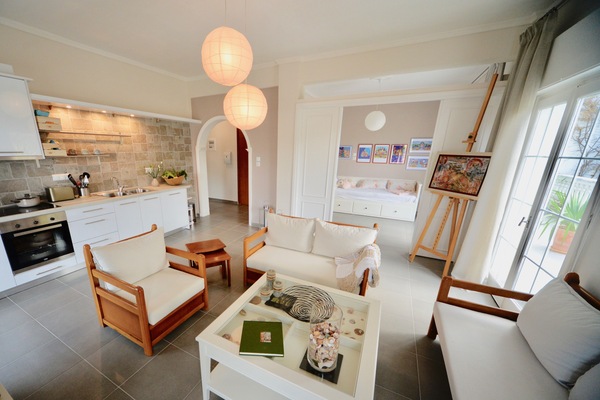 Modernes Apartment mit Meerblick in Strandnähe