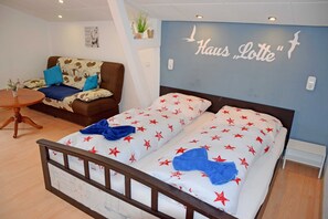 1 Schlafzimmer, Reisekinderbett, WLAN, Bettwäsche