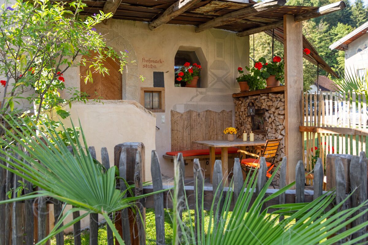 Ferienwohnung Hofmarkstubn mit privatem Garten und gemütlicher Terrasse