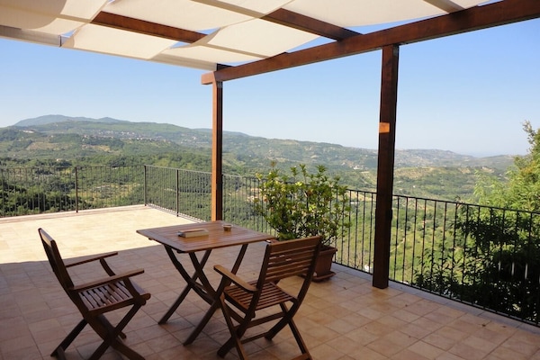 Panorama von der Terrasse aus