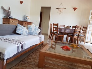 Téléviseur, lecteur de DVD, livres