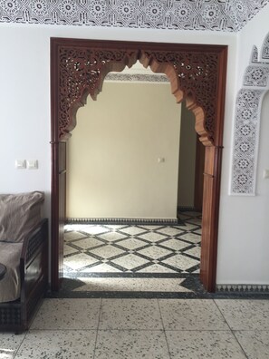 Interior - Villa rooftop with magnificent view over the bay of Tangier (tanger)