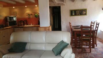 Fernseher, Kamin, DVD-Player, Tischtennisplatte