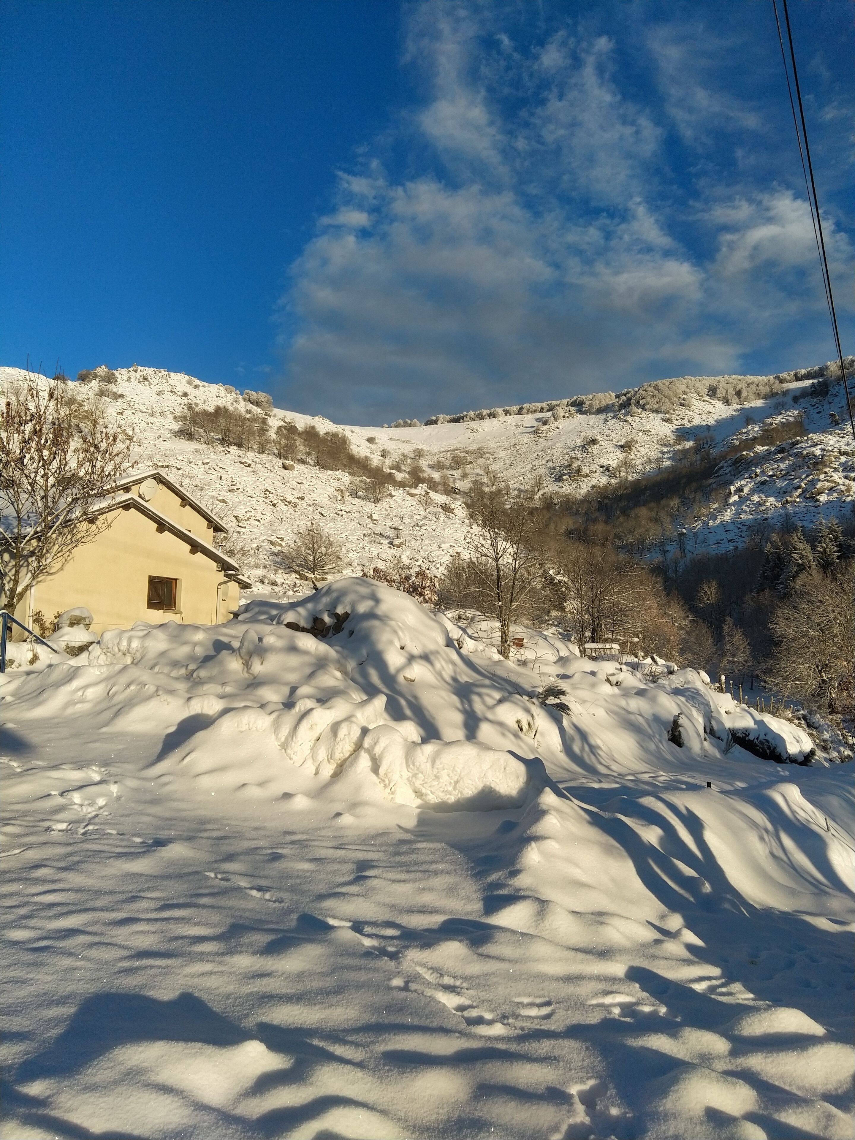 les gîtes sous la neige