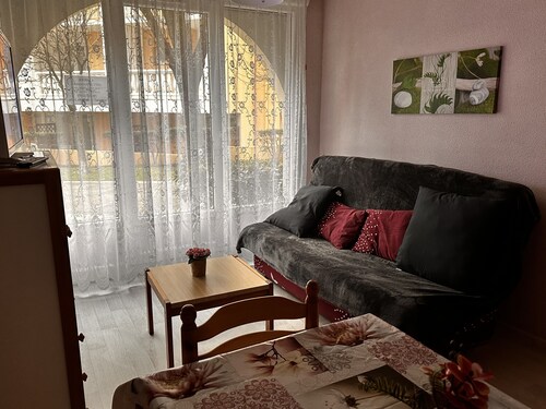 appt 2 ch 4-6 pers. on the ground floor - 10 min walk from the thermal baths