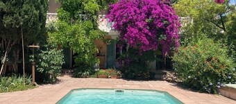 Provencal house with pool near beach in the south of France