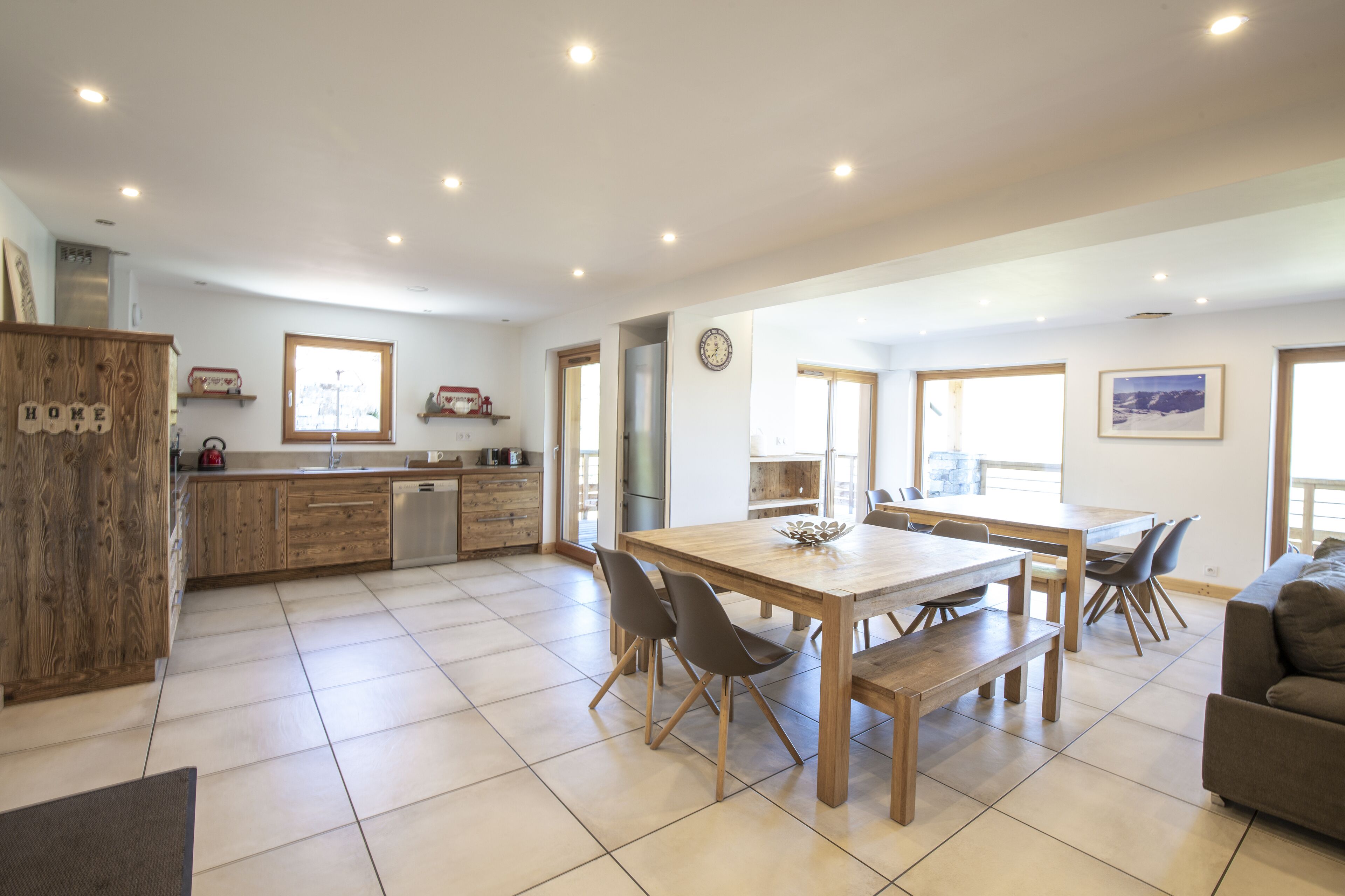 Winter / summer rental - Comfortable chalet for 16 people