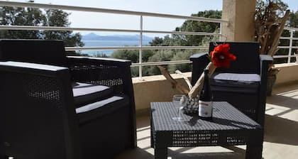 Villa with exceptional view 2 minutes walk from Farinole beach