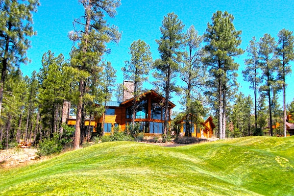 Back of Cabin standing on Torreon first hole.