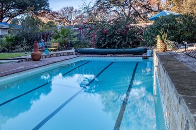 The CHA CHA CHA is a colorfully decorated home in a desirable neighborhood.