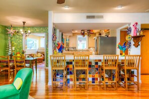 Interior - The CHA CHA CHA is a colorfully decorated home in a desirable neighborhood. (Austin)