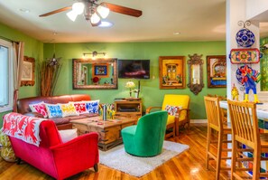 Smart TV, DVD player, stereo