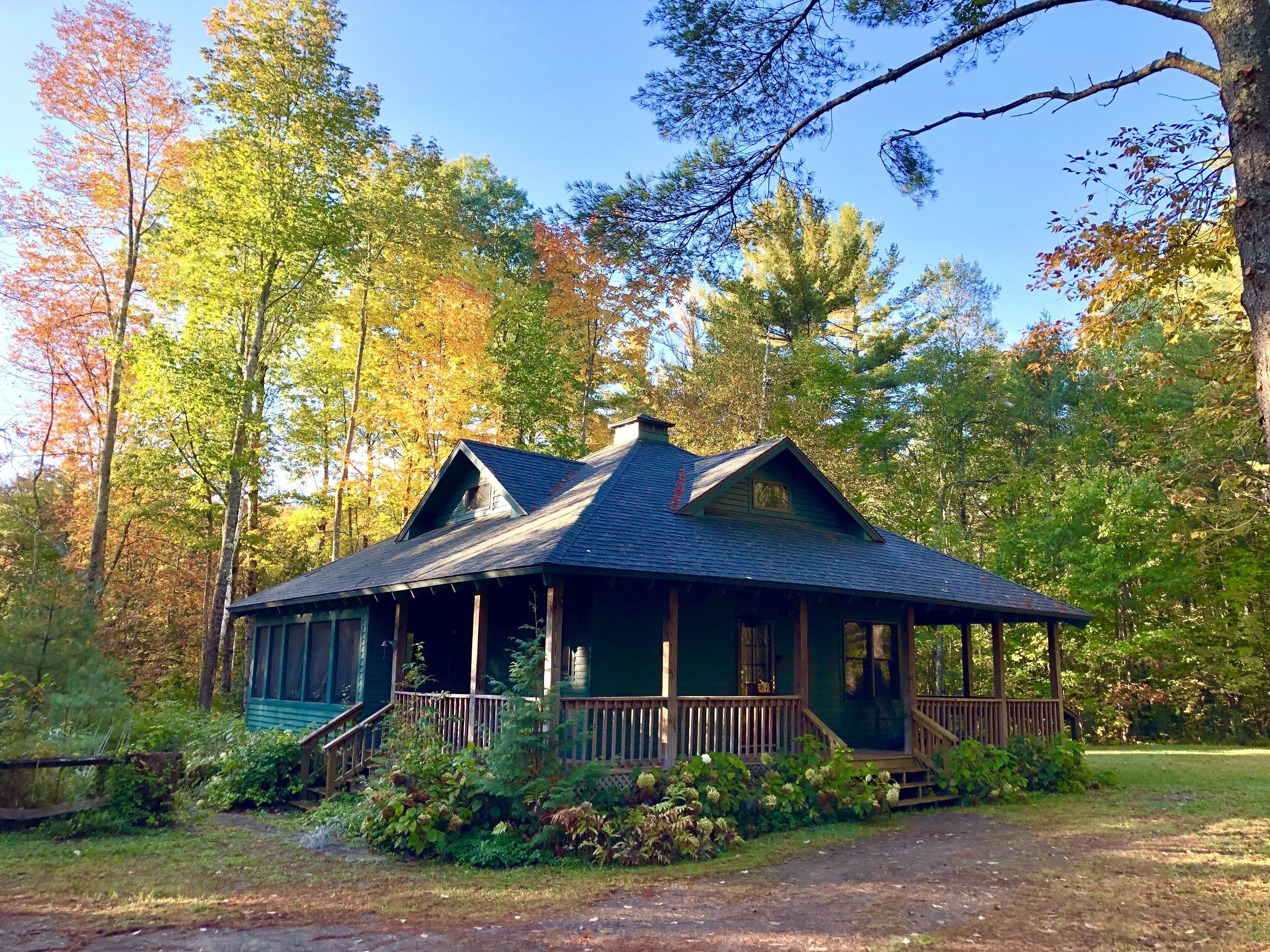 A quiet, private retreat along a babbling brook in the Adirondack High Peaks