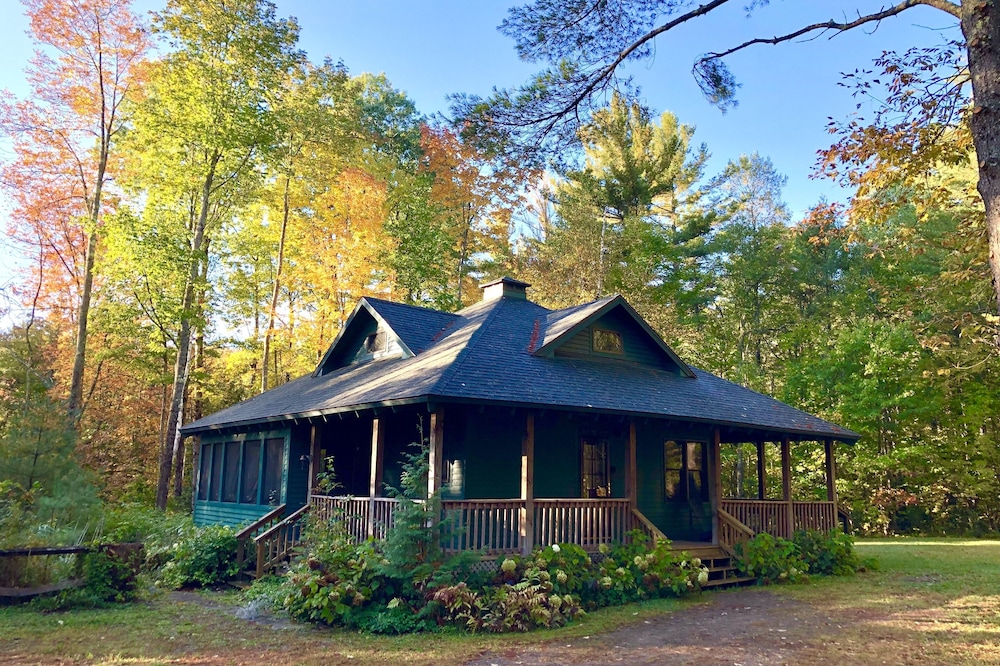 A quiet, private retreat along a babbling brook in the Adirondack High Peaks
