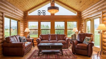 TV, fireplace, DVD player