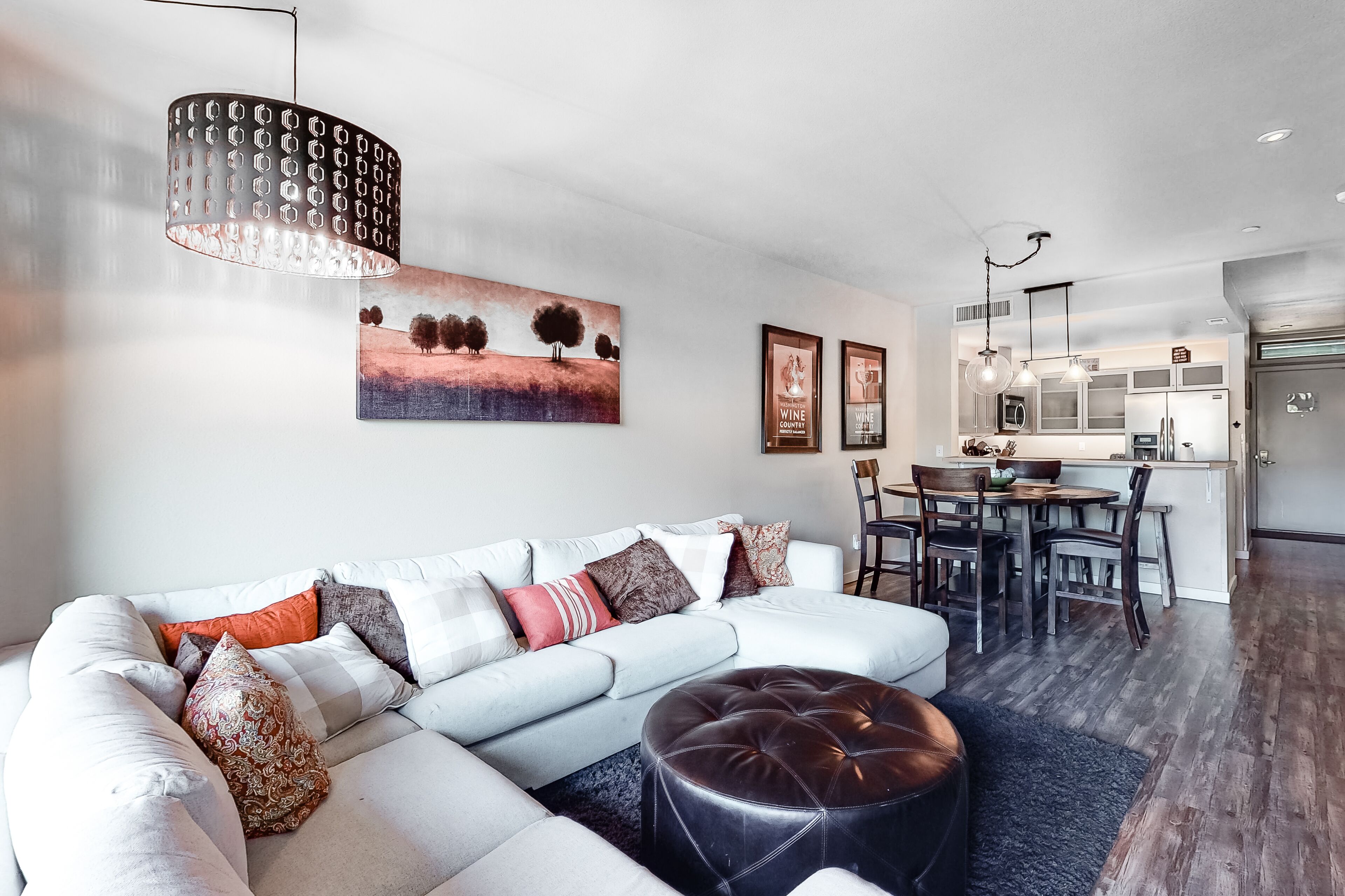 Luxury mountain-view condo with fireplace, balcony, indoor pool & hot tub