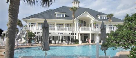 Indoor pool, a heated pool