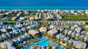 Exterior - Beach & Resort Pool Nearby! 4 King Beds & 4 Bikes! Screened-in Porch with Table! (Seacrest Beach)