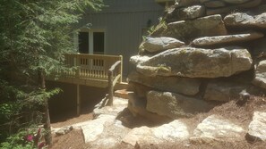 Step out onto the deck and enjoy the serene surroundings.
